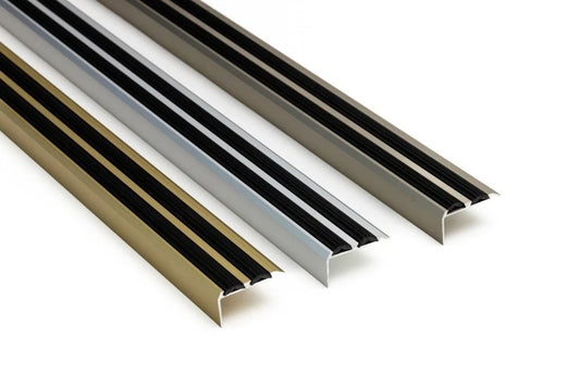 Aluminium Stair Nosing Edge Trim Step Nose Edging Nosings Carpet 900x35x20mm