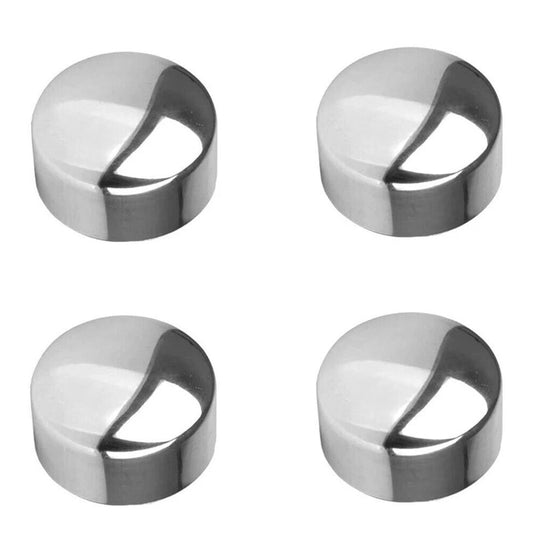 PVC Staircase Handrail End Cap Covering Tube Edges 45mm (Pack of 4)