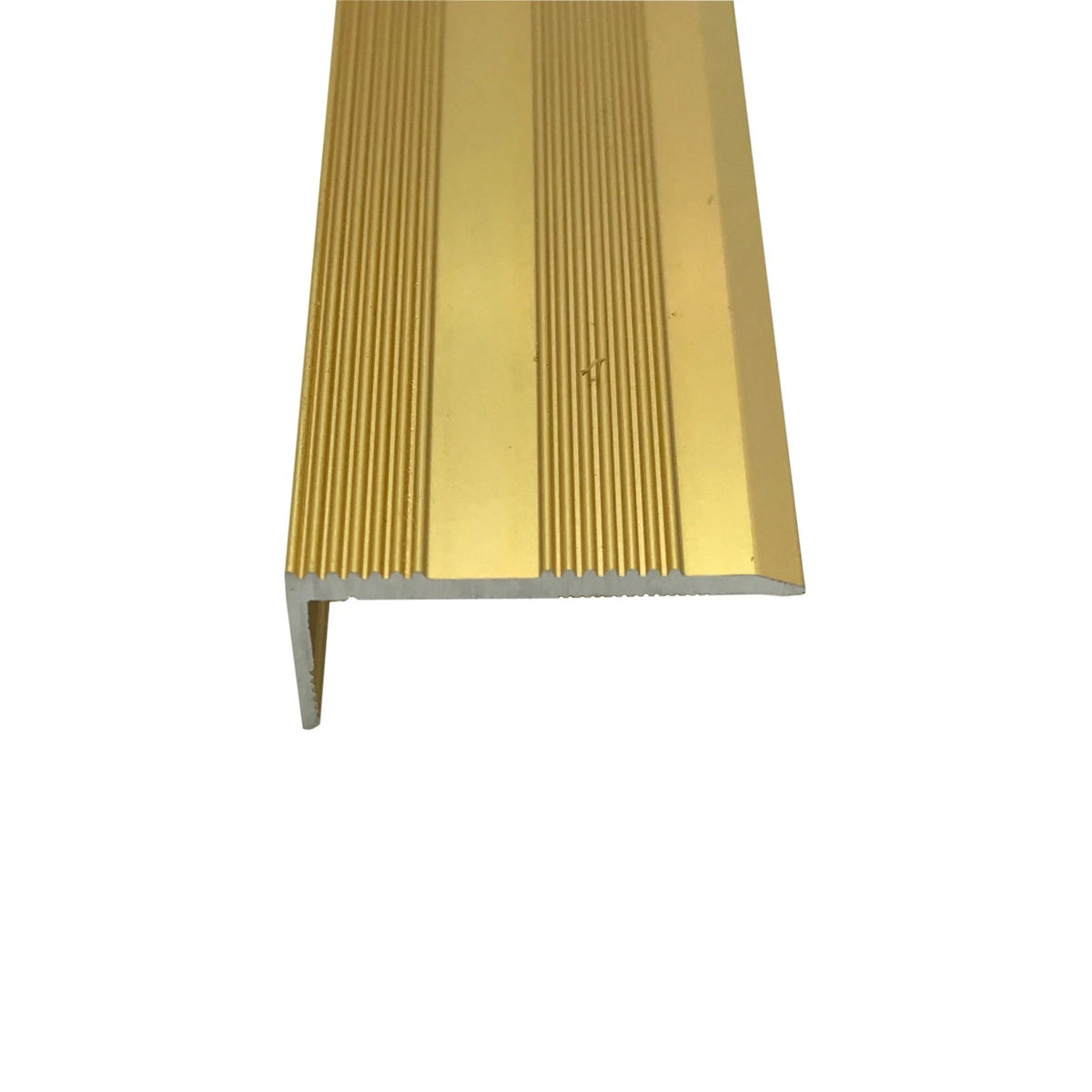 Aluminium Stair Edging - Self Adhesive - Trim Step Nosing Edge / Laminate Wood
