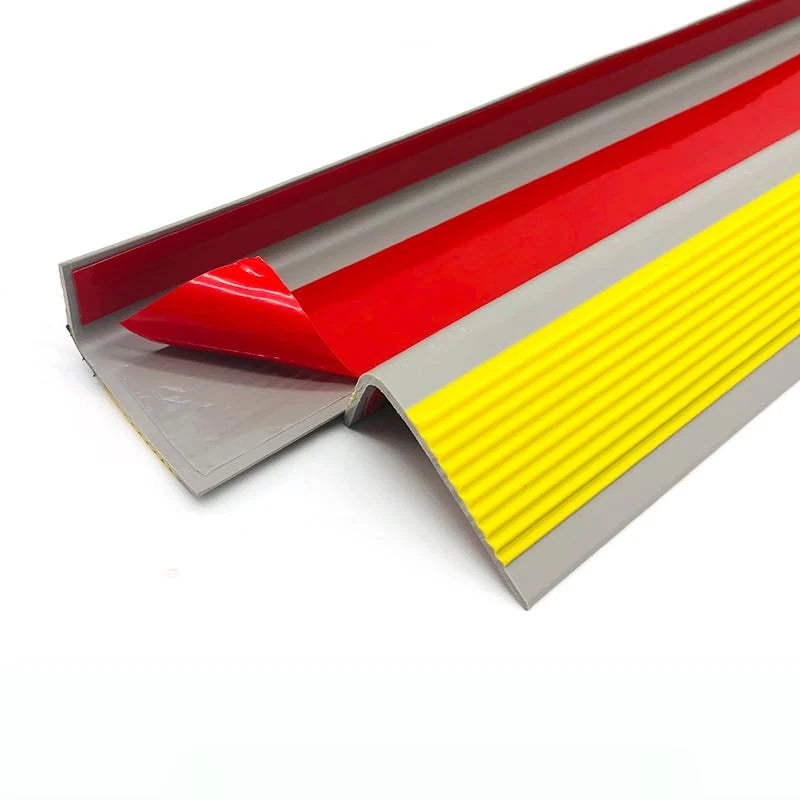 10M Bullnose Stair Anti Slip Nosing Self-Adhesive Vinyl Edging Strip,Non Slip St