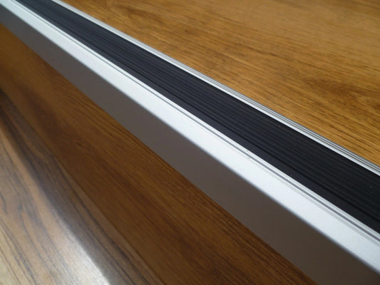 Aluminium Stair Nosing Edge Trim Step Nose Edging Nosings For Carpet,Wood... A38