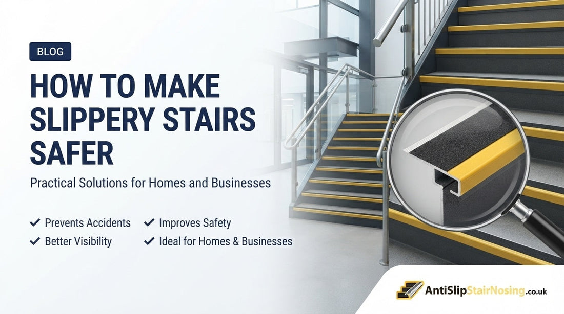 How to Make Slippery Stairs Safer: Practical Solutions for Homes and Businesses