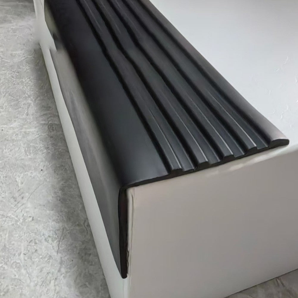 Vinyl Rubber Non Slip Stair Nose Molding 10FT Perfect for High Traffic Areas