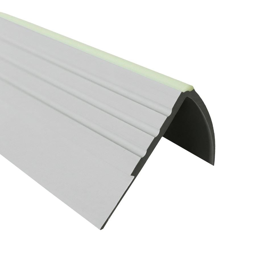 Stair Nosing Warning Rubber Angle Anti Slip Photoluminescent Element