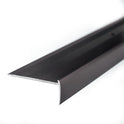 Edge Vinyl Profile Trim LVT C25 900x44mm Anodised Aluminium Stair Nosing