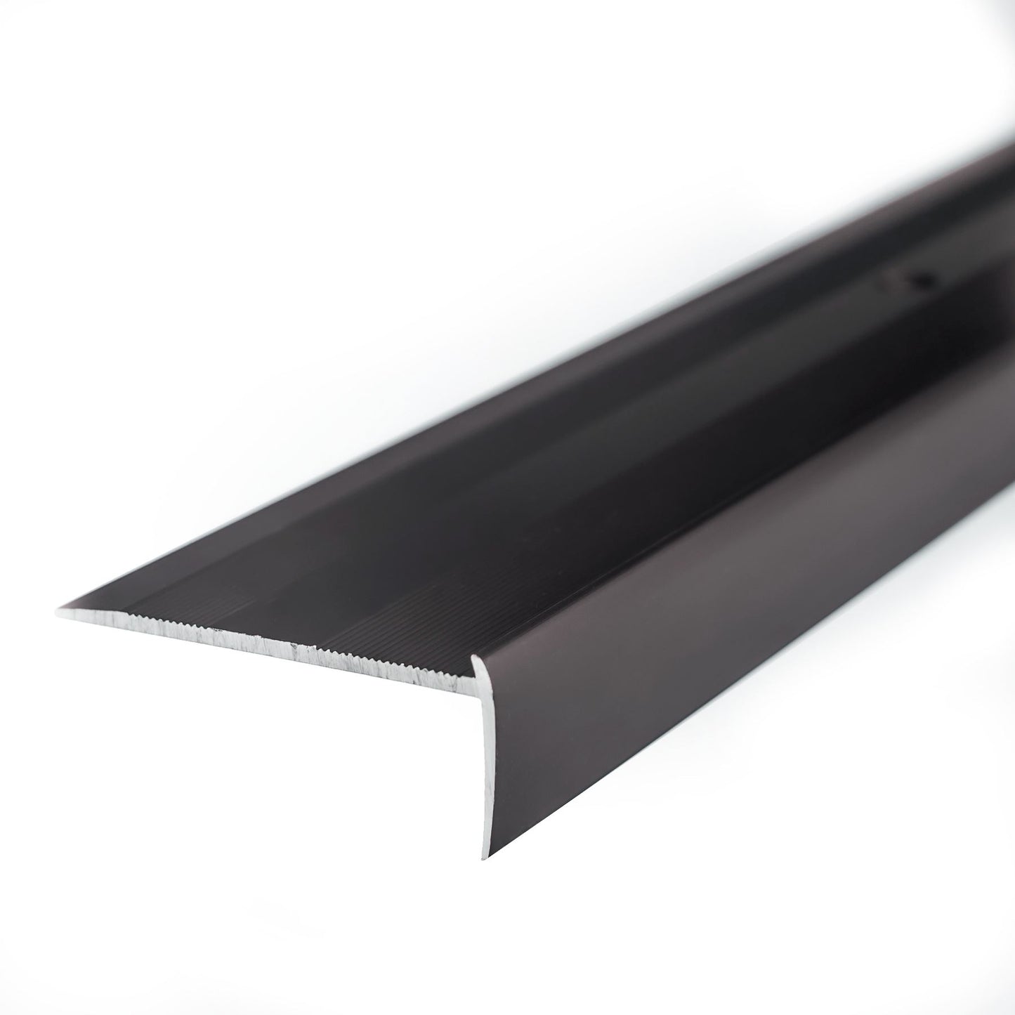 Edge Vinyl Profile Trim LVT C25 900x44mm Anodised Aluminium Stair Nosing