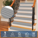 1X(Stair Edge Trim Self Adhesive Stair Nosing Molding Trim Non-Slip Rubber7682