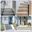 1X(Stair Edge Trim Self Adhesive Stair Nosing Molding Trim Non-Slip Rubber7682