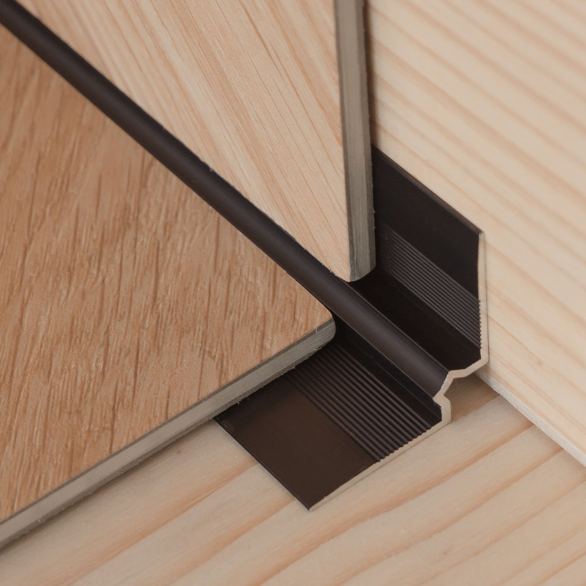 Stair Nosing Edge Vinyl Flooring Aluminium Inner Profile Trim LVT C31 900x28mm