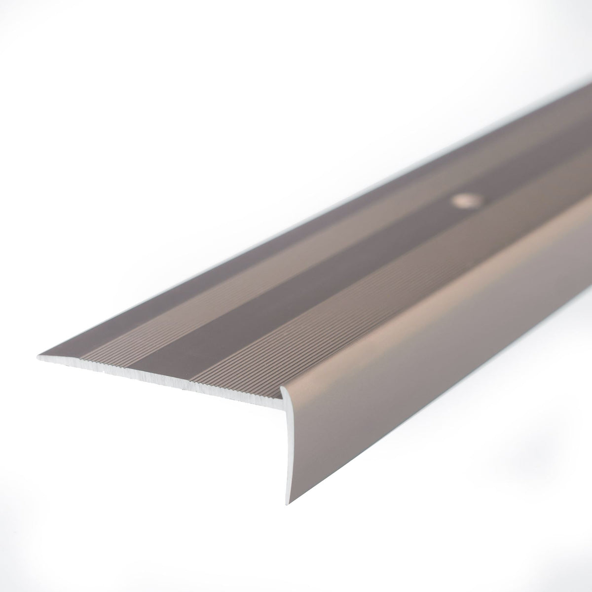 90 cm C25 Anodised Aluminium Stair Nosing Edge Profile Trim LVT