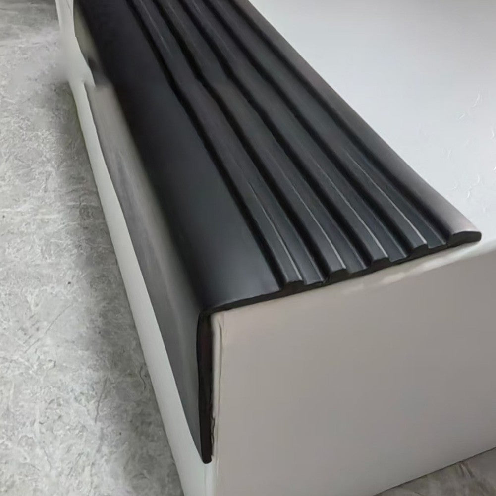 Sleek Waterproof Vinyl Rubber Stair Edge Trim 10FT with Non Slip Features