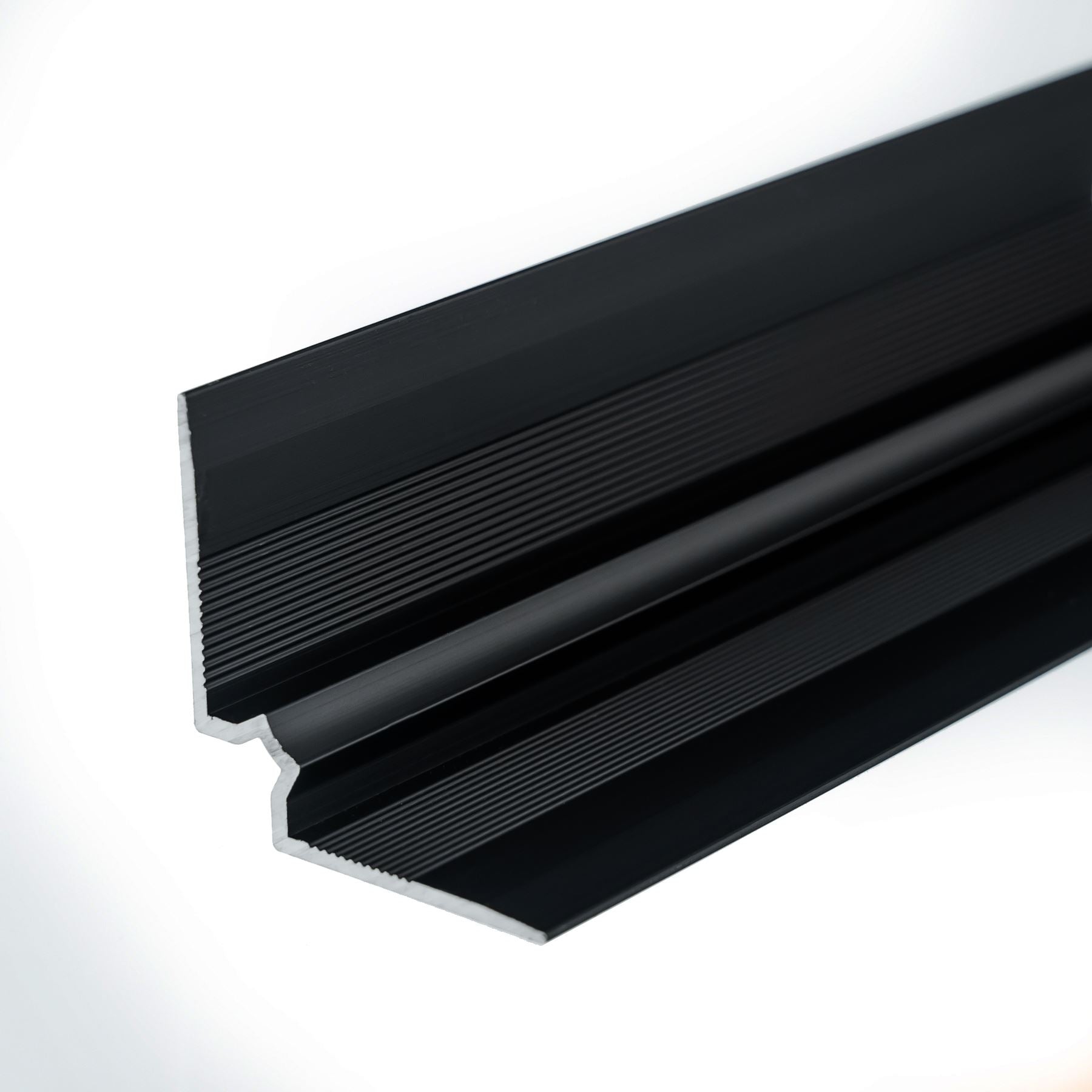 Inner Corner Stair Nosing Edge Profile Trim LVT C31 900mm Anodised Aluminium
