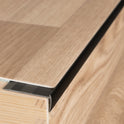 90 cm C25 Anodised Aluminium Stair Nosing Edge Profile Trim LVT