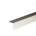 Stair nosing edging aluminium Self-adhesive anti non slip corner 900x25x25mm