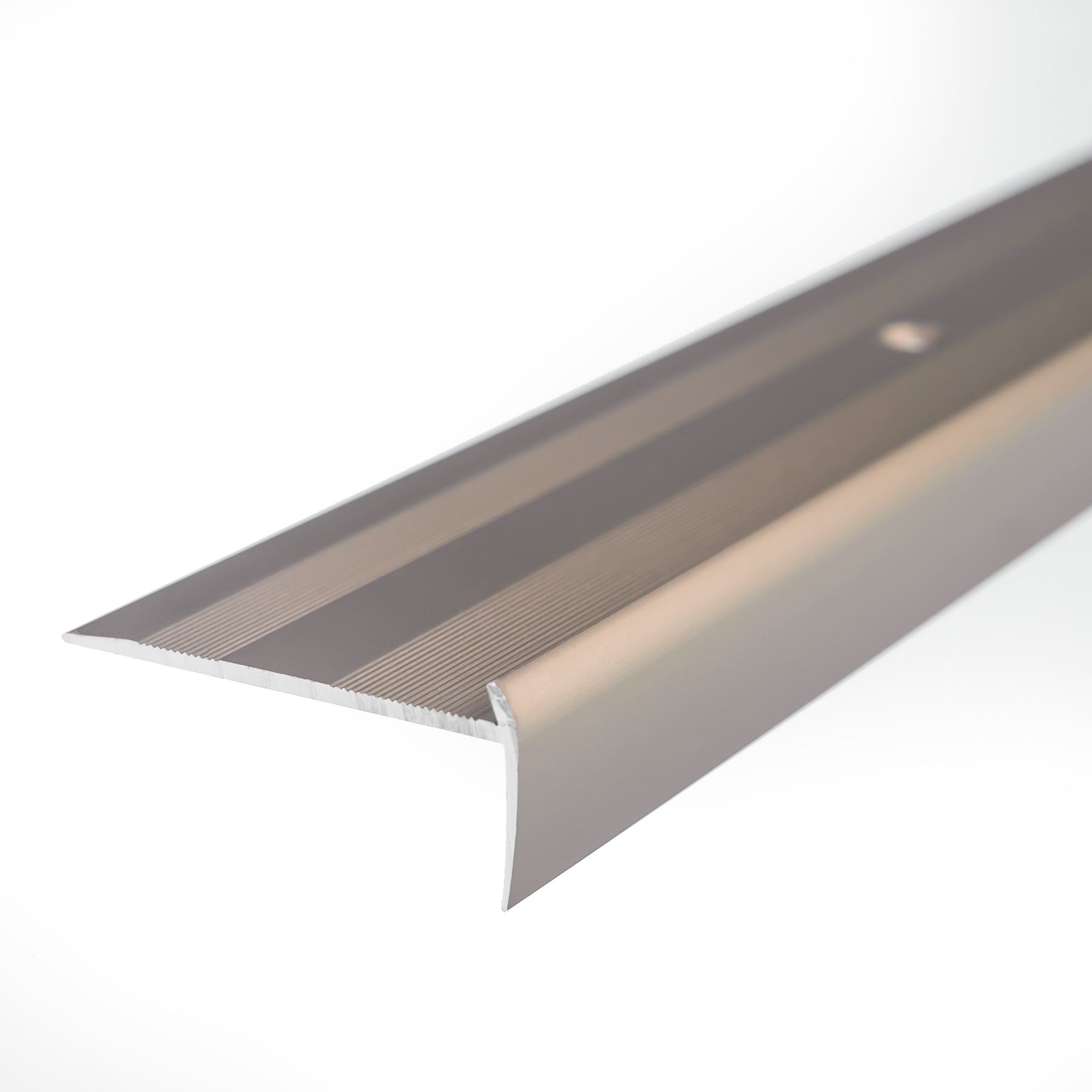 Stair Nosing Edge Aluminium Vinyl Flooring Profile Trim LVT 900x44x18,5mm C26