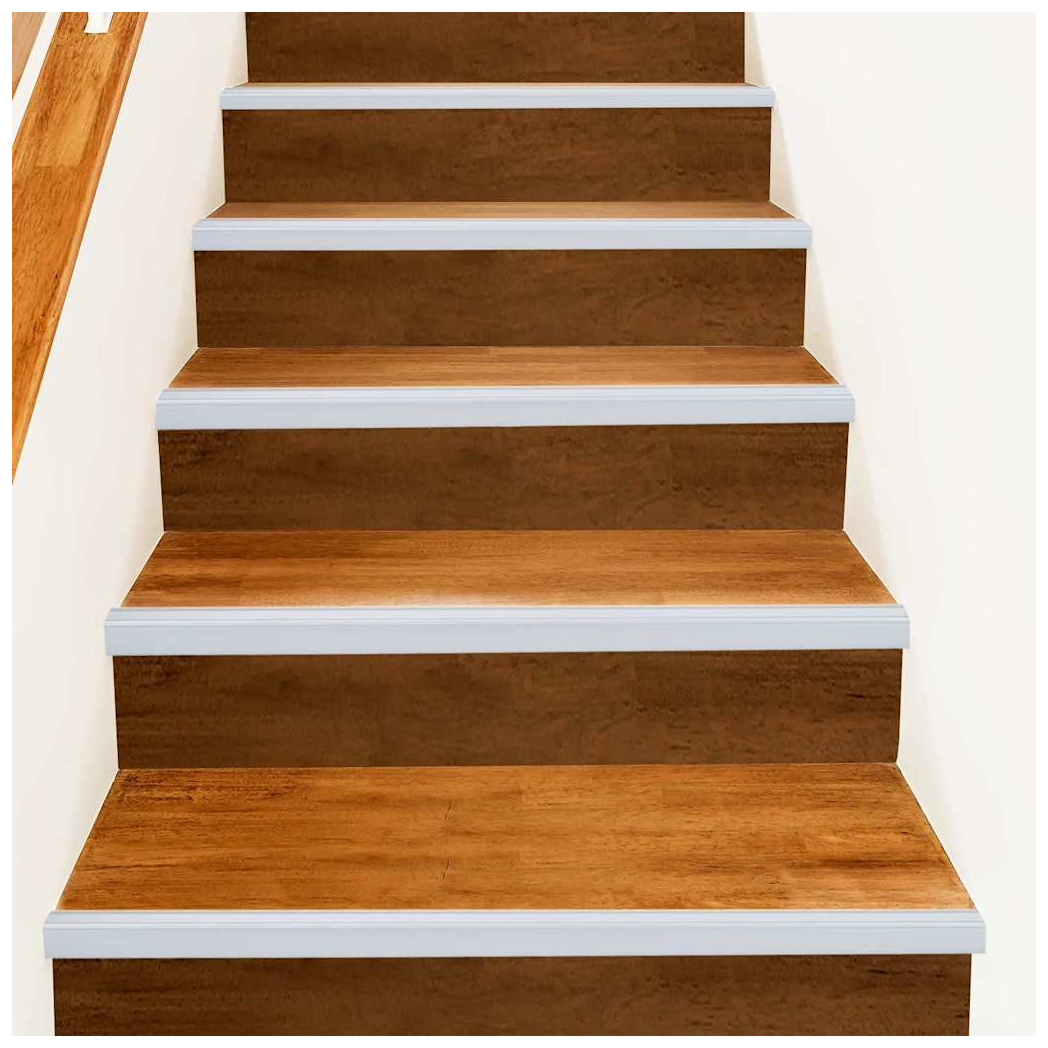 Stair Nosing Silver 67x3.5x3cm Aluminium L-Shape Indoor Anti-Slip Edge Longlife