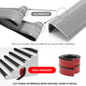 Stair Anti Slip Nosing,Self Adhesive Flexible Rubber Angle Edging Strip 10METERS