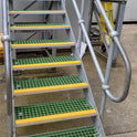 Non Slip Gritted Stair Nosing 55 x 55 x 4mm - Yellow Stair Edging - Cut to Size