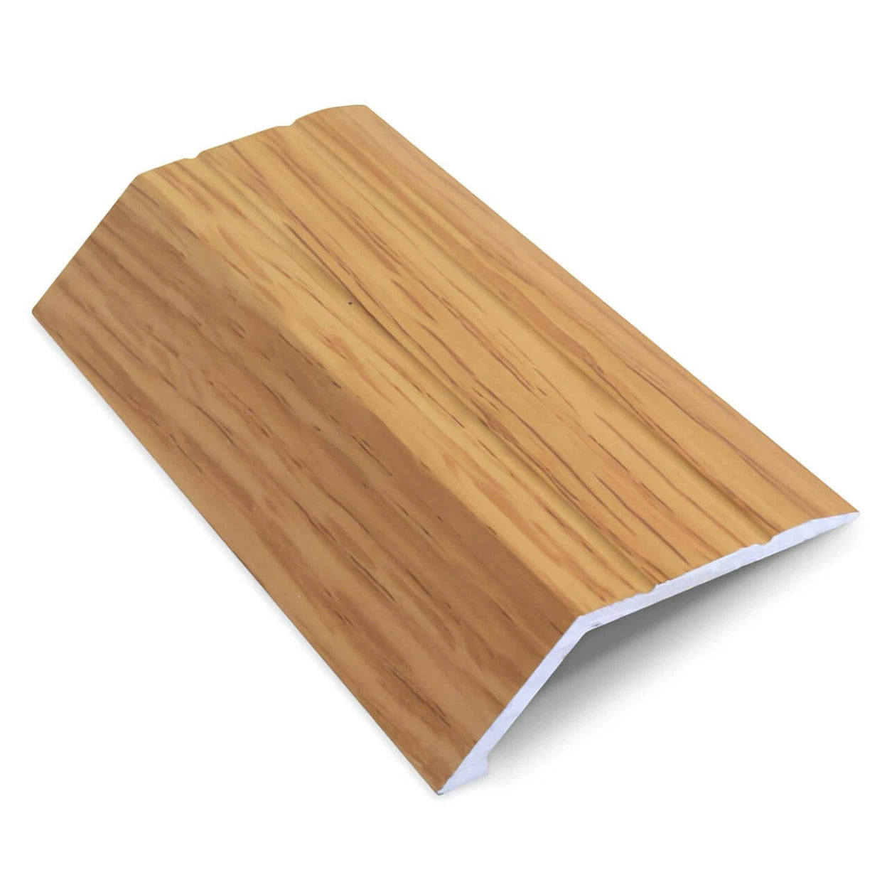 Transition Strip Aluminium Matt Brass 0.9m x 50mm Self Adhesive Ramp 15mm Cover