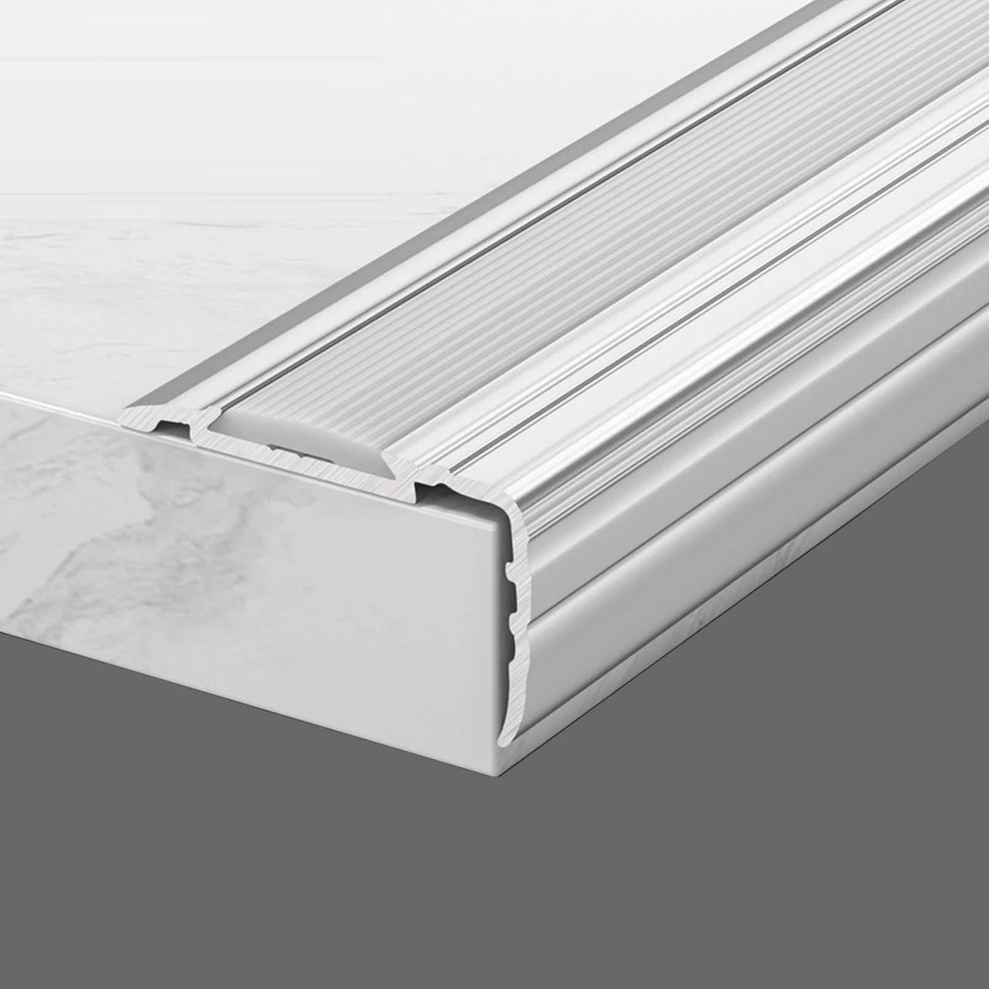 Stair Edge Nosing Trim - 900mm x 43mm x 28mm - (1 pc) Anti Non Slip Step Tread S