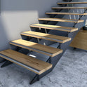 ALUMINIUM STAIR NOSING ANTI NON SLIP EDGE -TRIM-STAIR NOSING 35.43 inch (0.9M)