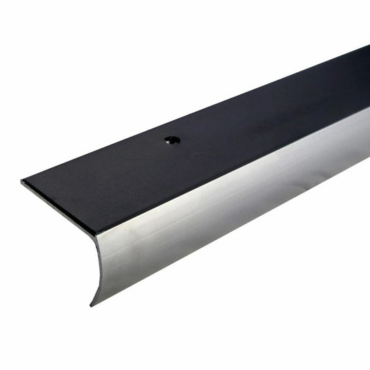Aluminium Anti Non Slip Bullnose Stair Nosing Step Edging Trim Profile 57x 40mm