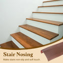 Stair Nosing 5M (2x1 Inch) Vinyl Non-Slip Self-Adhesive Staircase Step Edge