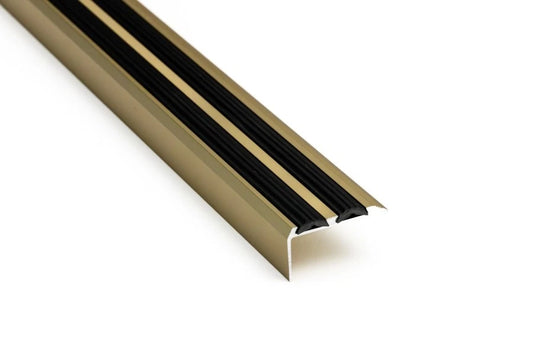 Aluminium Stair Nosing Edge Trim Step Nose Protector Carpet Transition 15-Pack