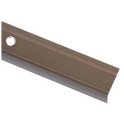 Stair Nosing L-Shaped 15pcs 100cm Aluminium Brown Anti-Slip Pre-Drilled Set15pcs