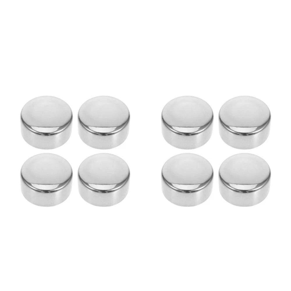 4 Pcs Handrail End Caps Stainless Steel Round Cover For Staircase Railings