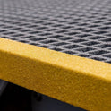 Yellow GRP Stair Nosings Heavy-Duty Anti-Slip Safety Tread Step Edge Protection