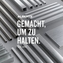 ALBERTS 470746 Stair Nosing Protection Profile, Silver
