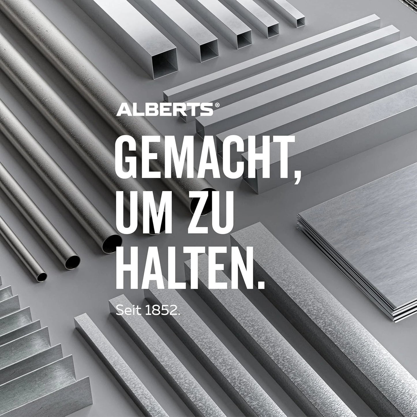 ALBERTS 470746 Stair Nosing Protection Profile, Silver
