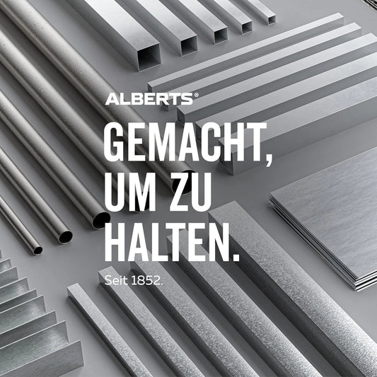 ALBERTS 470746 Stair Nosing Protection Profile, Silver