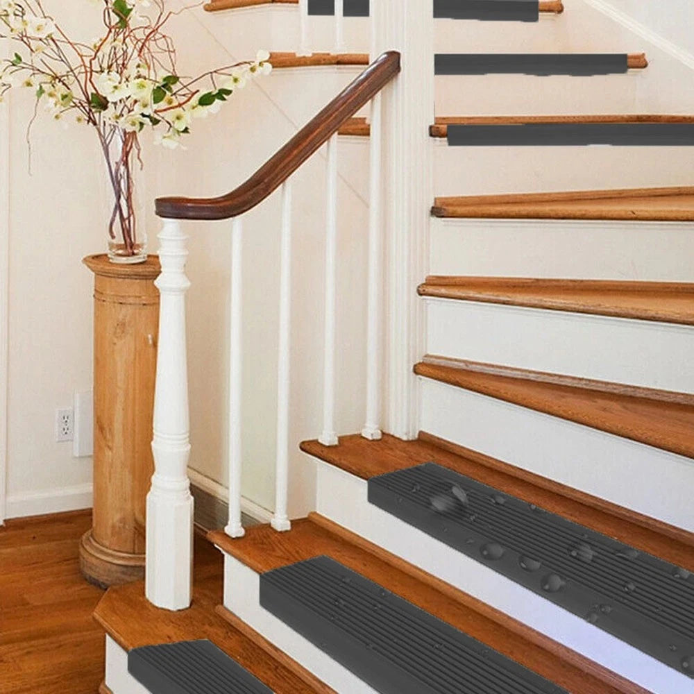 2 Metre Self-Adhesive PVC Stair Nosing Anti-Slip Edge Trim Protector Step Cover