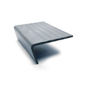 Stair Nosing PVC Dolphin Grey 75mm Tread x 34mm Riser 2.75m Slip-Resistant Ideal