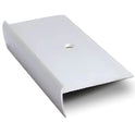 Stair Nosing Aluminium 2.7m Matt Silver Curved Edge for 3mm LVT Pre-drilled Kit