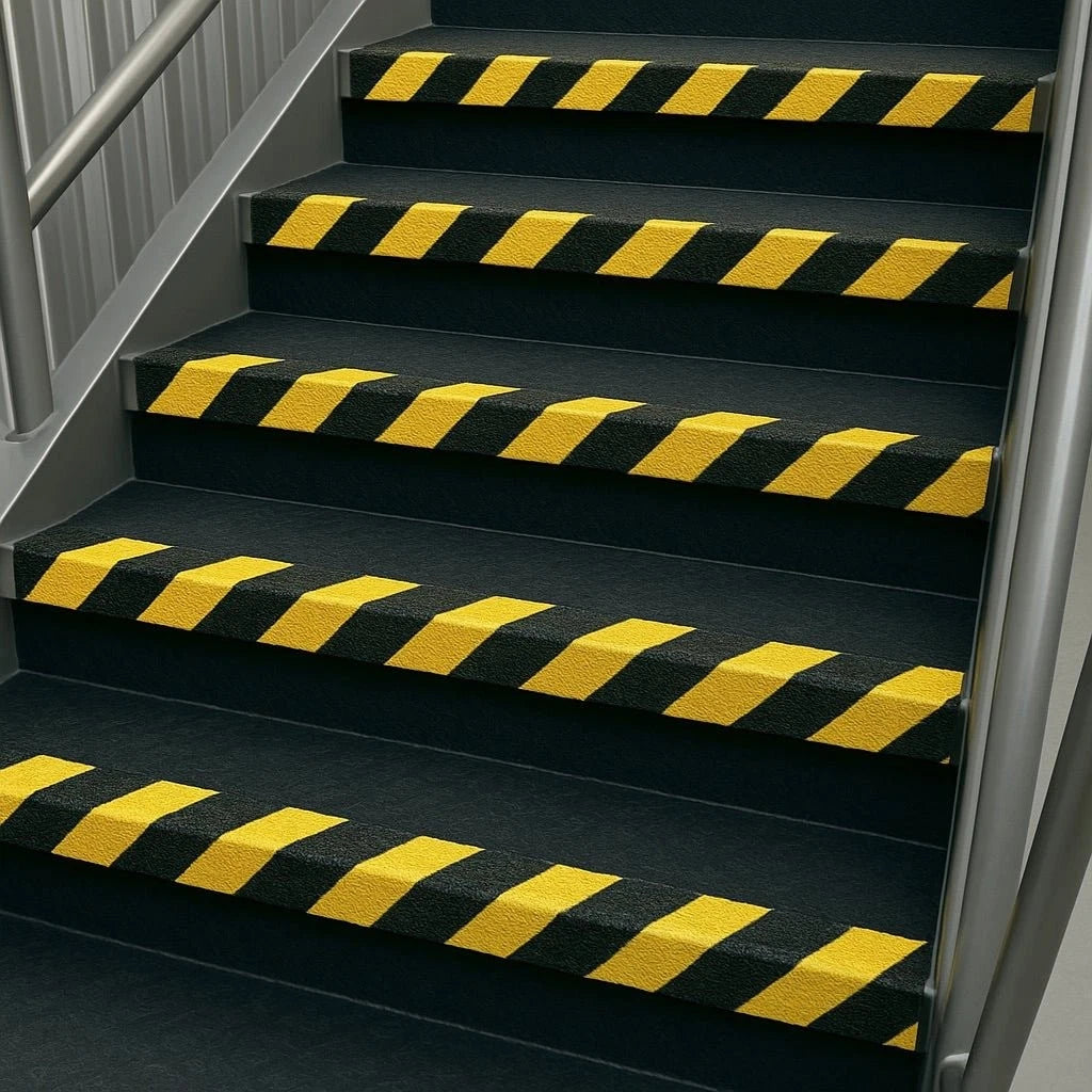 Heavy Duty GRP Stair Nosing Non-Slip Safety Tread for High Traffic Areas Hazard
