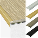 Luxury Click Vinyl Flooring Stair Nosing Edge Profile Trim LVT C24 Push-In 900mm