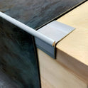 Aluminium TVC 40x26mm x 2.7m Anodised LVT Stair nosing Edge Profile For 3mm Floo