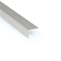 Self adhesive aluminium, wood/metal effect flooring stair nosing 0.9m