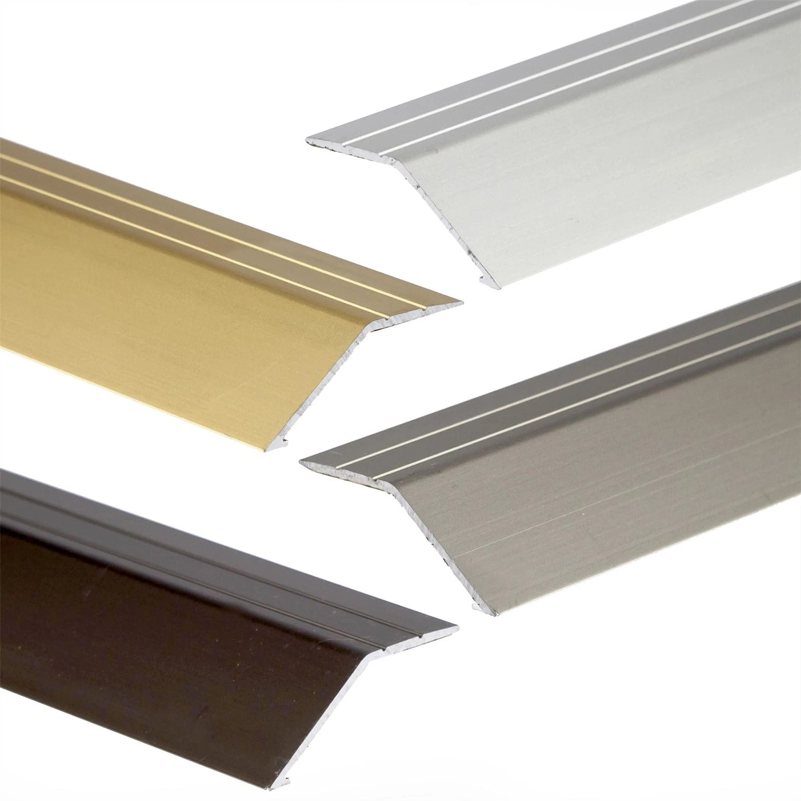 Transition ramp aluminium Self-adhesive 900x41x16mm floor bar ramp edge trim