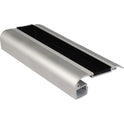 10x 1M Aluminium Silver Round Edge Anti Slip Stair Nosing Ramp LED Strip Profile