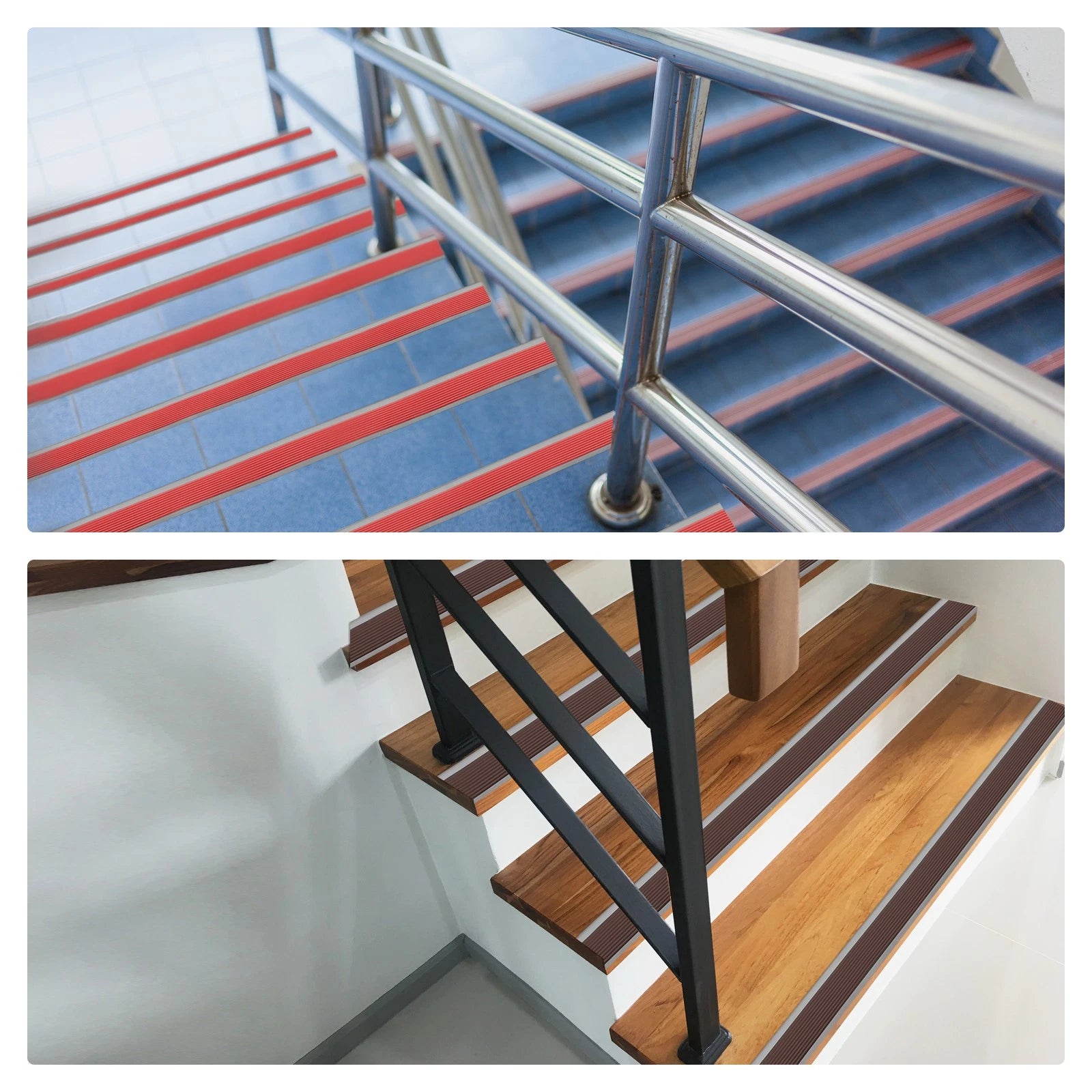 3.2Ft Stair Nosing, 3cm PVC L Shape Step Edges Protector, Black  