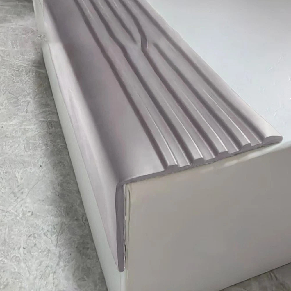 Sleek Waterproof Vinyl Rubber Stair Edge Trim 10FT with Non Slip Features
