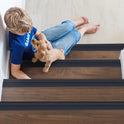 Trimold Vinyl Anti-Slip Stair Nosing Self Adhesive Non-slip Out/Indoor 10m Black