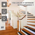 Rubber Stair Nosing Self Adhesive Vinyl Non-Slip Step Edge Trim Bullnose Strips