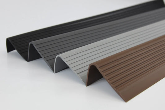 Stair Nosing Rubber Bullnose 118cm Non-Slip 70x40mm Step Edge Trim Strip RGPD