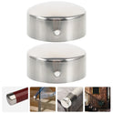 2Pcs Handrail End Caps for Wood Stair Rail (38MM)