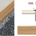 Stair Nosing Edge Trim Step Nose Floor Edging For Carpet Laminate Floor-1m 30x30